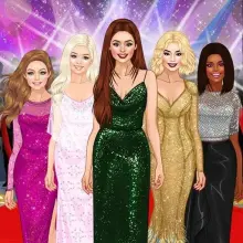 Red Carpet Dress Up Game for Girl