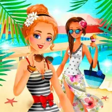 Vacation Summer Dress Up Game for Girl